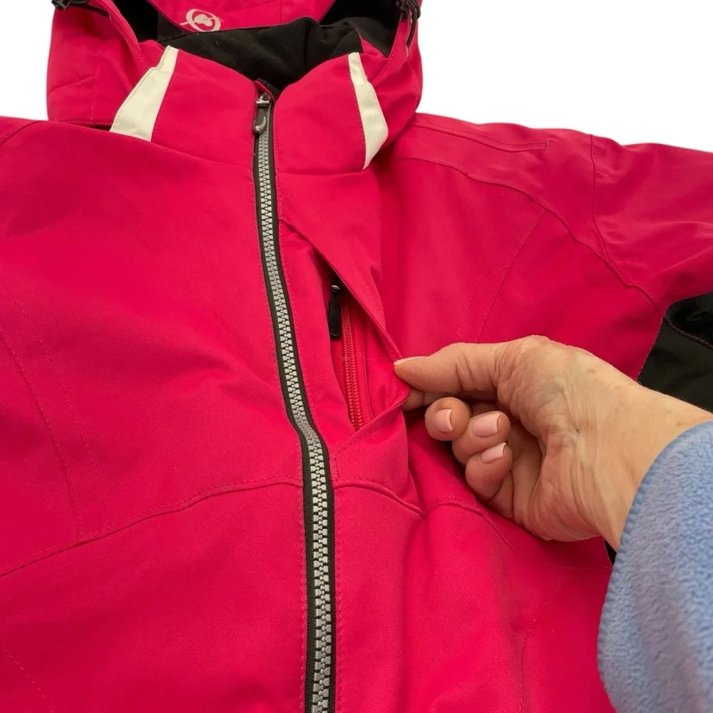 Obermeyer Ski Coat Size 2 Pink/Black - Picture 11 of 16